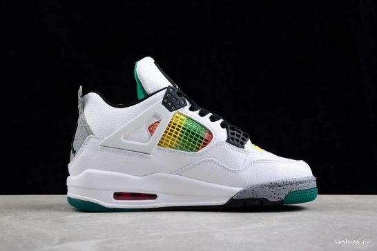 AQ9129-100 Rasta 4 Lucid Jordan Green Retro AQ9129-100 0529